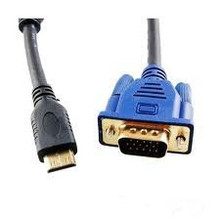DELL INSPIRON 1525 1545 1501 HDMI TO VGA CABLE CORD ADAPTER CONVERTER  / ADAPTADOR 1.80M NEW HDMI A VGA DELL HDMITOVGA