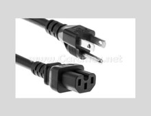 DELL Networking N2048 AC Power Cable 125V, 13A, 6F, C15, nema 5-15 Male Conector To C15 Female REFURBISHED DELL 9KKCP, 450-ADYH