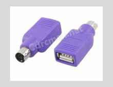 Genuine USB Type a Female to PS/2 Male Converter Kayboard Adapter / Convertidor de PS/2 A USB Used 501321