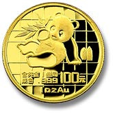 1989 Proof 1 oz. 100 Yuan   P Deep Cameo   Gold Panda PCGS PF69