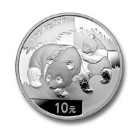 2008  1 oz. 10 Yuan       Silver Panda PCGS MS69
