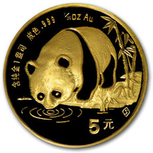 1987  1/20 oz. 5 Yuan   S    Gold Panda NGC MS69