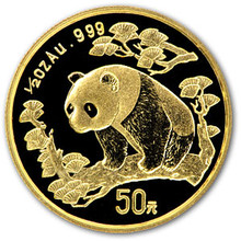 1997  1/2 oz. 50 Yuan   Small Date    Gold Panda NGC MS69