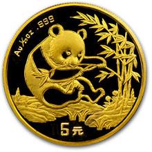 1994  1/20 oz. 5 Yuan   Large Date    Gold Panda NGC MS69