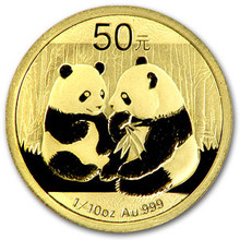 2009  1/10 oz. 50 Yuan       Gold Panda NGC MS70