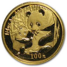 2005  1/4 oz. 100 Yuan       Gold Panda NGC MS70