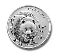 2003  1 oz. 10 Yuan   Frosted Bamboo    Silver Panda NGC MS69