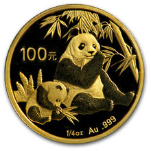 2007  1/4 oz. 100 Yuan       Gold Panda NGC MS70