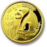 1993  1 oz. 100 Yuan   Large Date    Gold Panda NGC MS69