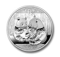 2009 1 oz. 10 Yuan Silver Panda PCGS MS69