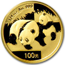2008  1/4 oz. 100 Yuan       Gold Panda NGC MS70