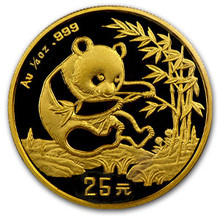 1994  1/4 oz. 25 Yuan   Small Date    Gold Panda NGC MS69