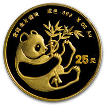 1984  1/4 oz. 25 Yuan       Gold Panda NGC MS69