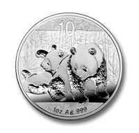 2010  1 oz. 10 Yuan       Silver Panda PCGS MS70