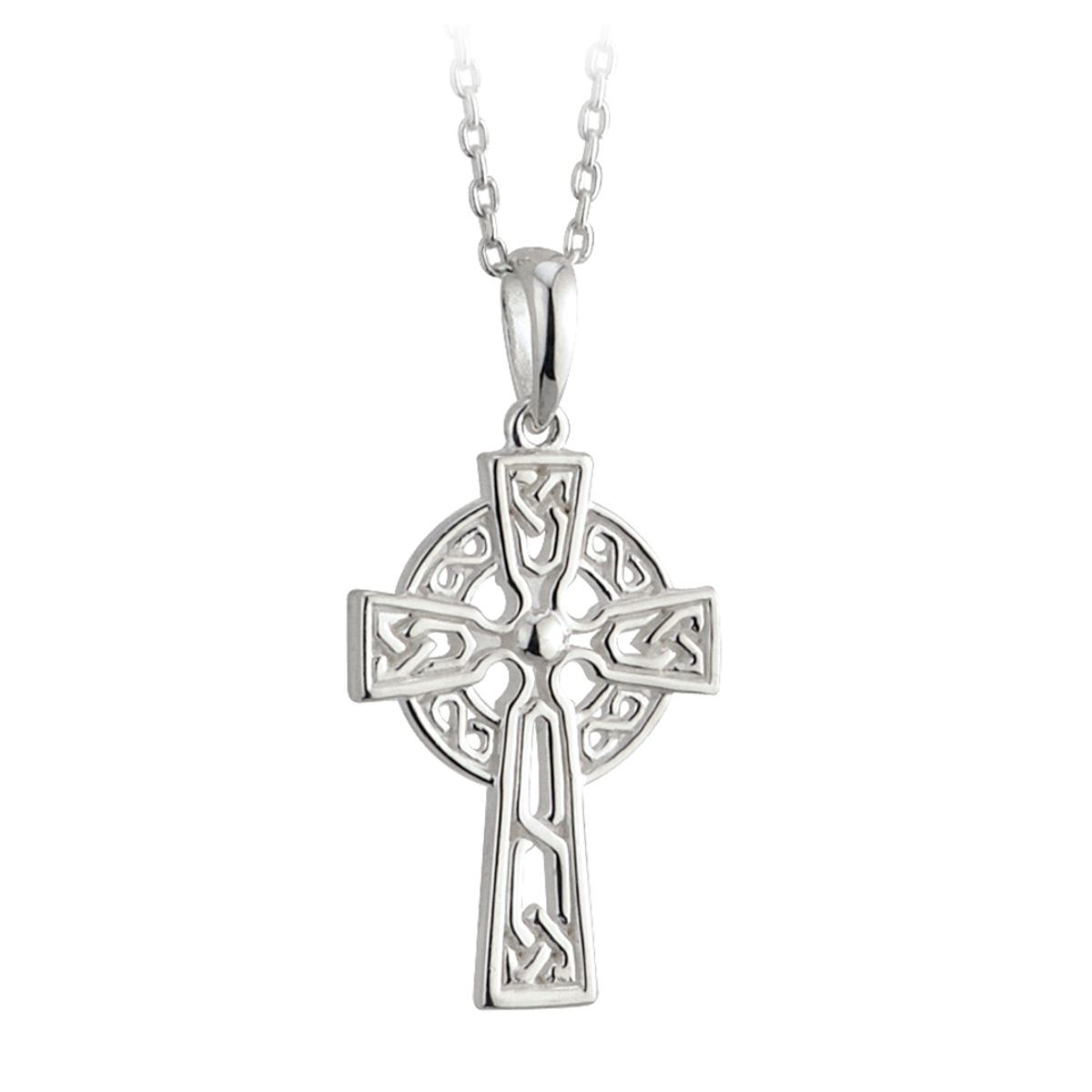 Filagree Celtic Cross Pendant Solvar Jewelry Made in Ireland