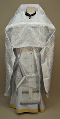 Russian Priest's Vestments: White #3 - 50/145