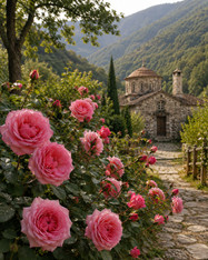 Mt Athos Rose Incense - 1/3 lb - from Mt Athos