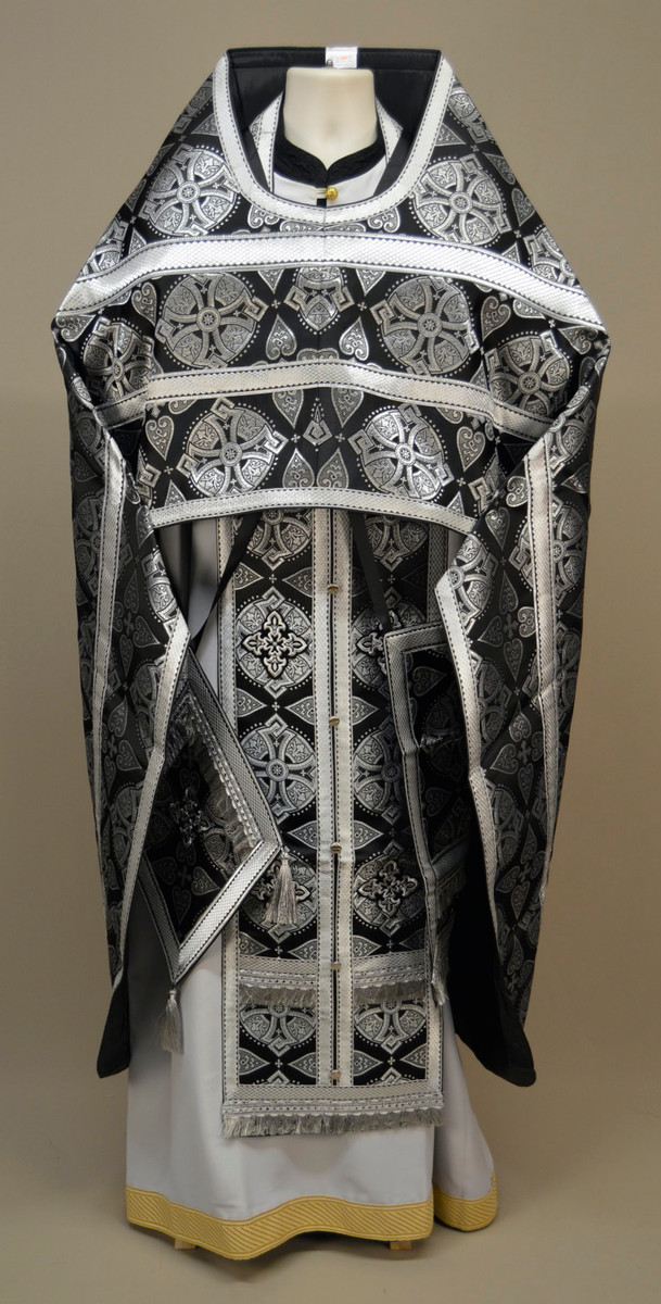Russian Priest's Vestments: Black #2 - 52/150 - St. Johns Monastery