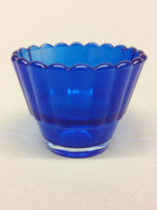 Blue Votive Glass