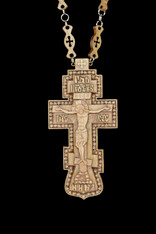 Wood Pectoral Cross #09