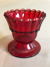 Vigil Lamp with Standing Base - Red