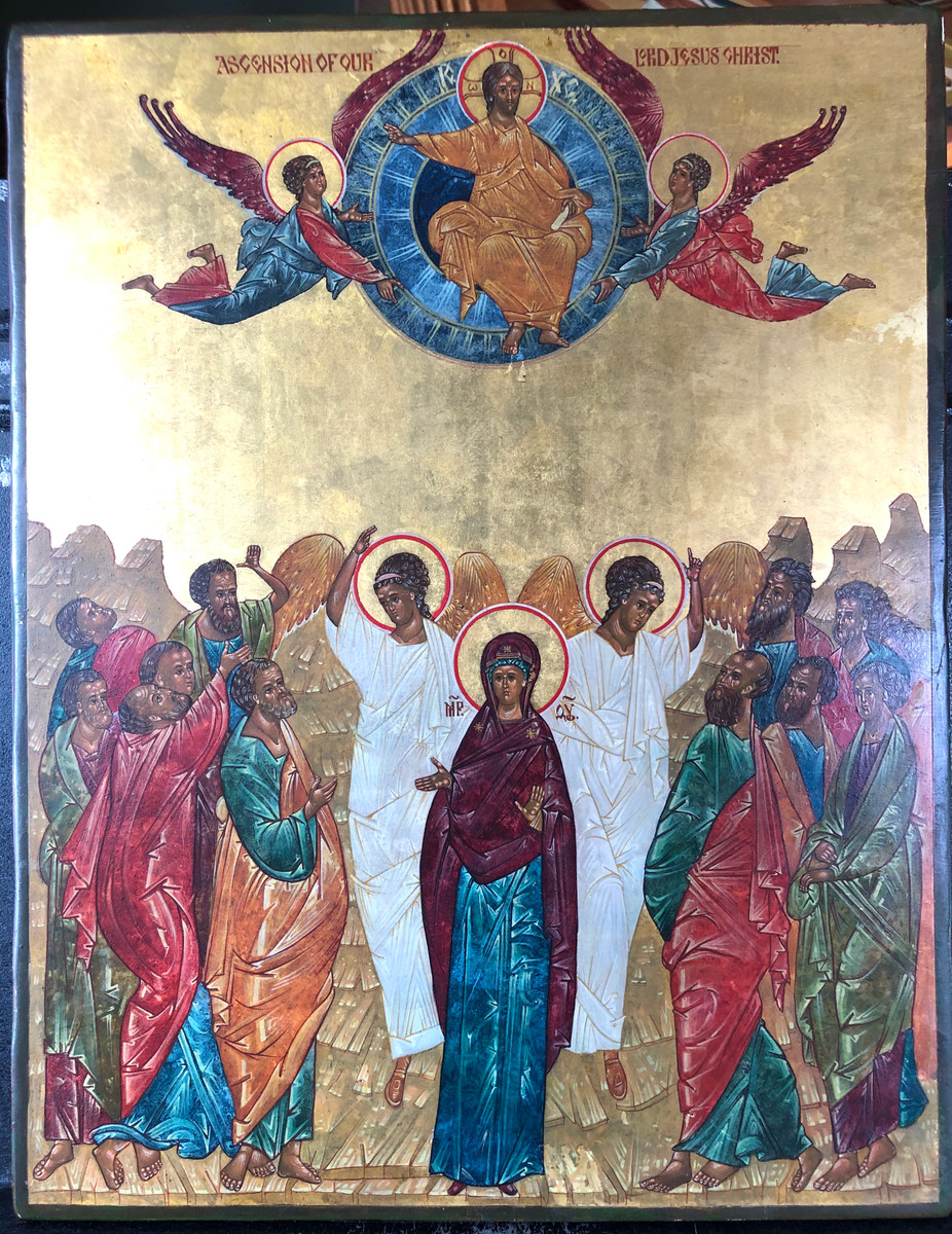 Ascension Icon - Hand-painted by Vladislav Andreyev - St. Johns
