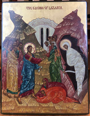 Raising of Lazarus Icon - Handpainted