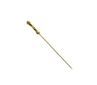 Brochetas con accesorio en amarillo 4.4"