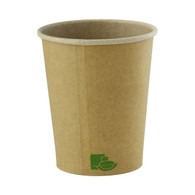 Vasos de papel reciclable Zen Kraft - 10oz
