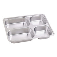 Bandeja Reutilizable De Acero Inoxidable  con tapa