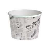 Buckaty Contenedores impresos con diseño de papel periodico - 24oz -  4.49"
