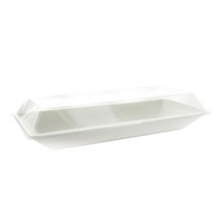 "Eco-Design"  Plato de caña de azucar 10.24 x 5.12 x 1.10" - 260 x 130 x 28mm