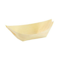 Canoas de madera  3.5oz - 103ml 5.1 x 3.1" - 130 x 80mm base: 2.75 x 1.9" - 70 x 50mm - H: 0.7" - 20mm