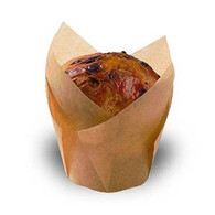 Capacillos de papel de pergamino biodegradables en forma de tulipan 1.25 oz 4.3 x4.3 x 1.1"