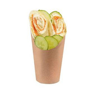 " Wrap Cups" Cajas para wraps 5.5oz 4.77"