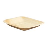Plato biodegradable de hoja de palma 6.3x6.3"
