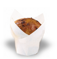 TULIPS - White Silicone Baking Cup - 3oz