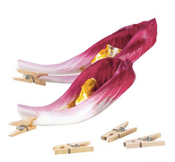 Mini clips de bambu  1" 