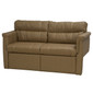 67" Tan Flip Sofa and Sleeper