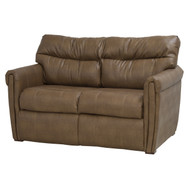 Tan with White Trim Sleeper Sofa