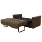 68" Natural Brown Tri Fold Sofa & Sleeper 4