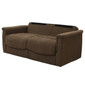 68" Natural Brown Tri Fold Sofa & Sleeper 2