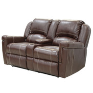 Ruby Brown Dual Recliner