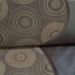60" Brown w/ Modern Design Flip Sofa