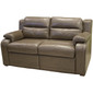 65" Taupe Tri-Fold Sofa