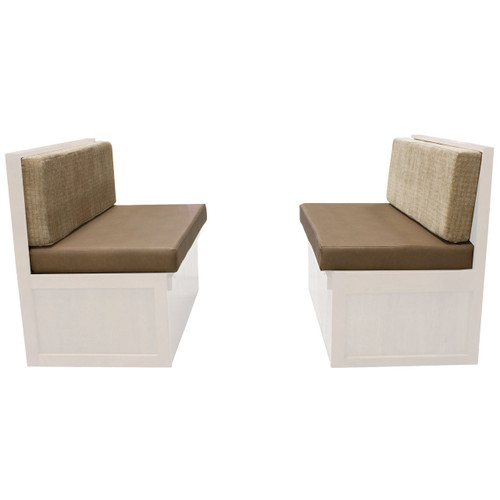 RV Dinette Two-Toned Tan Cushion Set