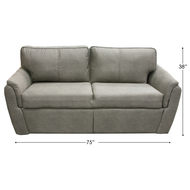 Light Grey RV Flip Sofa
