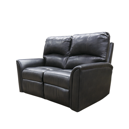 59 Inch Black Reclining sofa for RV's