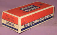 6037 Lionel Lines Caboose: Box Only (7+)