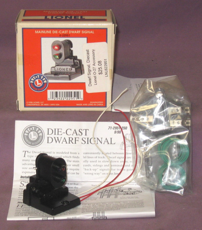 original box Lionel 14151 Mainline Dwarf Signal 